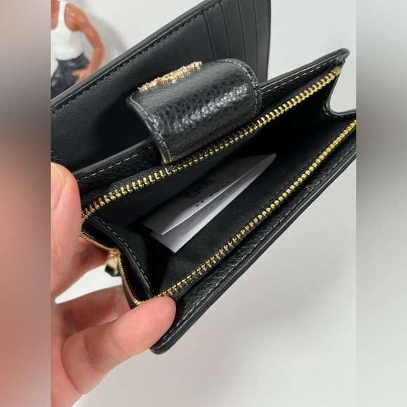 Coach Medium Corner Zip Wallet With Leopard Print NWT - Picture 4 of 4